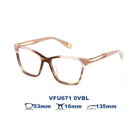 Gọng kính FURLA VFU671 0VBL
