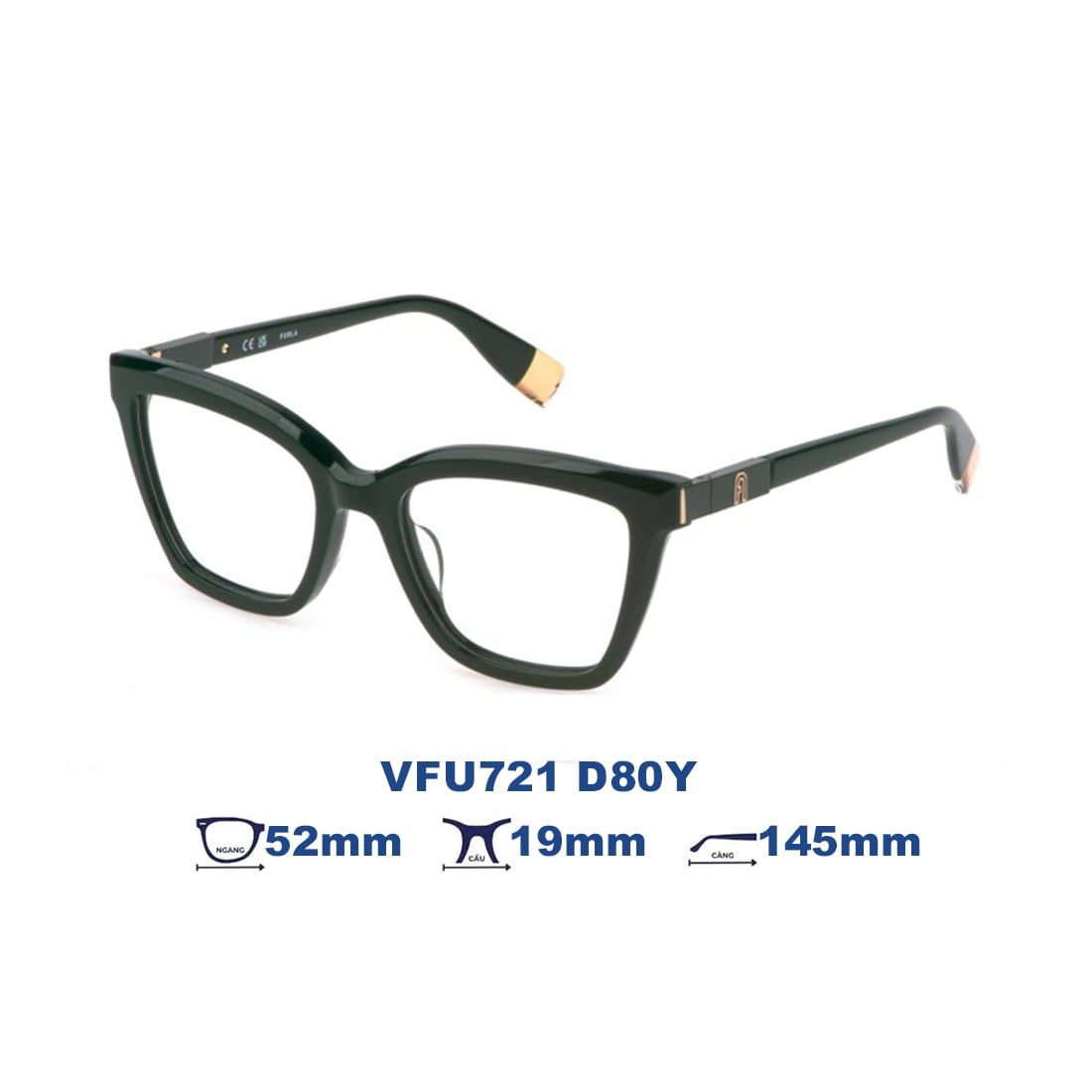  Gọng kính FURLA VFU721 D80Y 
