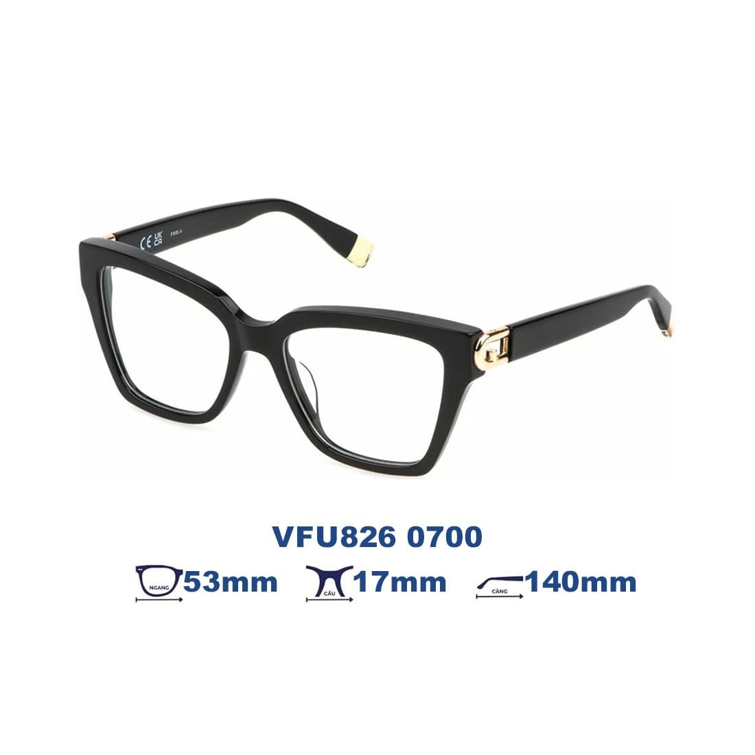  Gọng kính FURLA VFU826 0700 