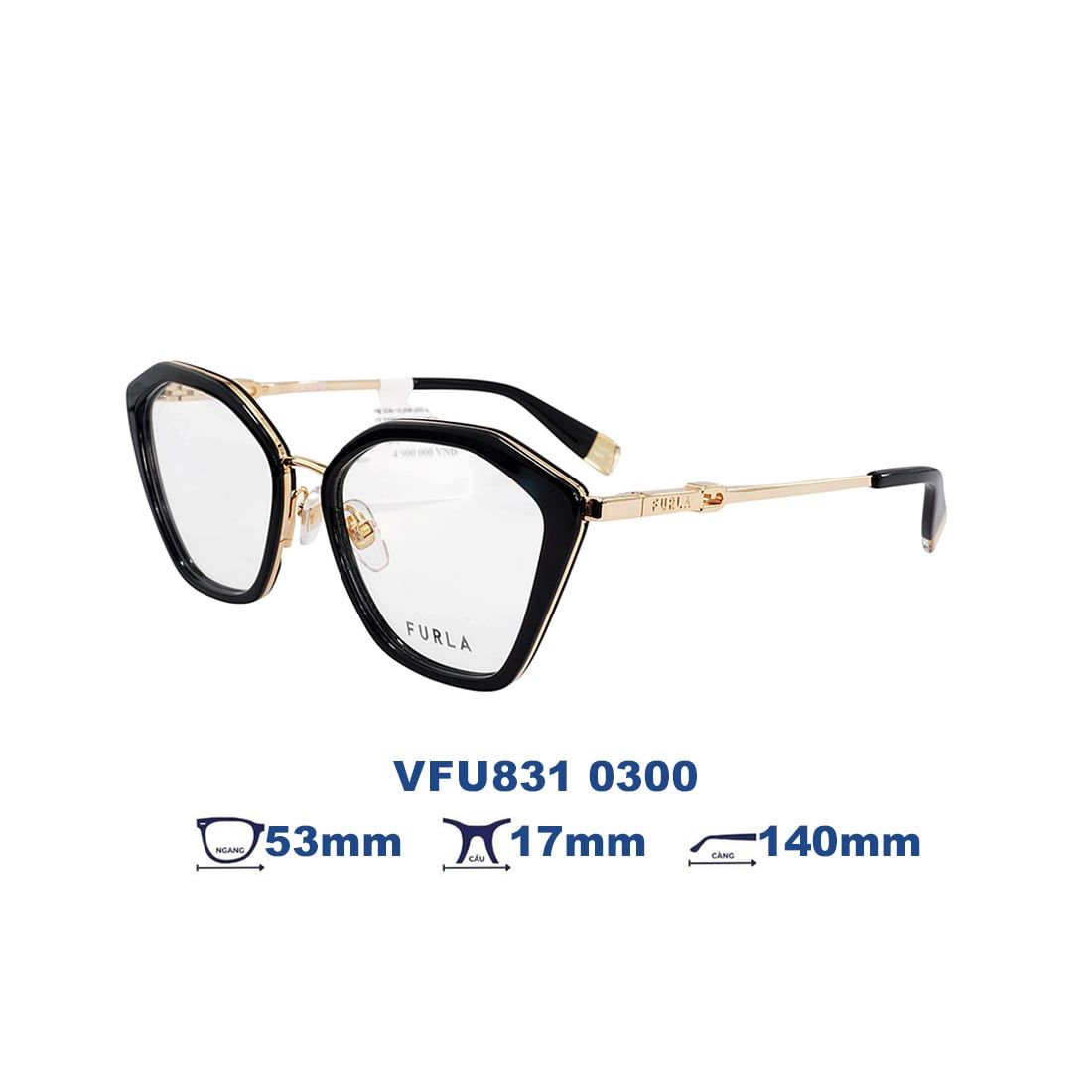  Gọng kính FURLA VFU831 0300 