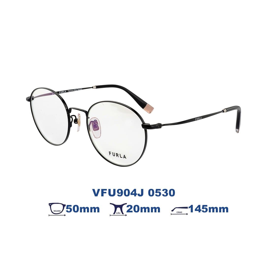  Gọng kính FURLA VFU904J 0530 