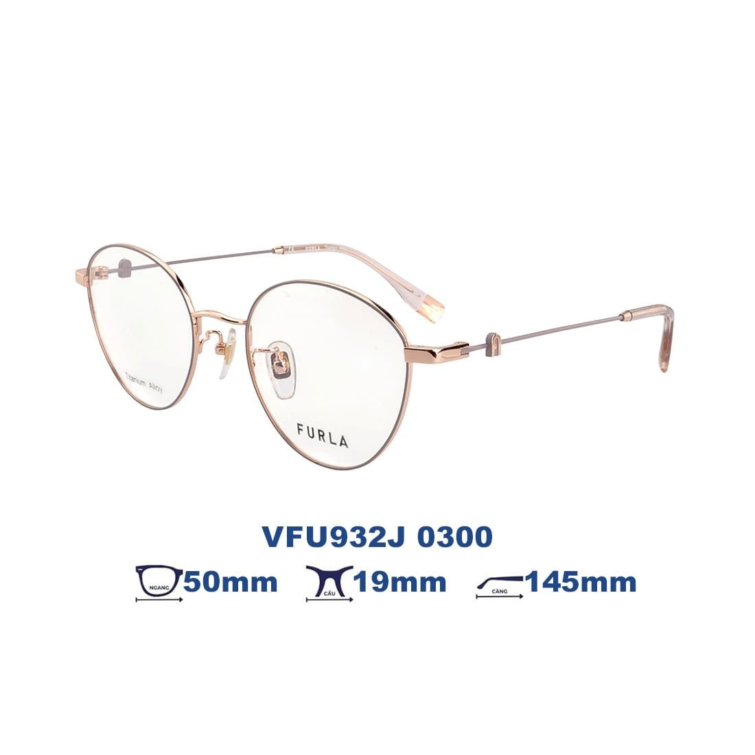  Gọng kính FURLA VFU932J 0300 