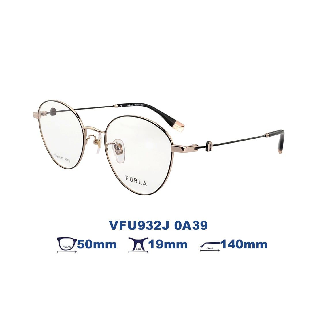  Gọng kính FURLA VFU932J 0A39 