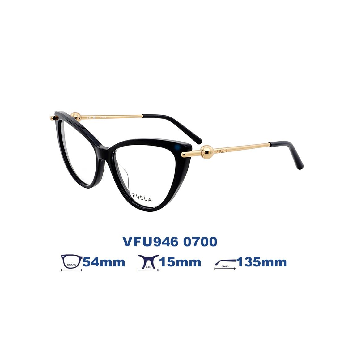  Gọng kính FURLA VFU946 0700 