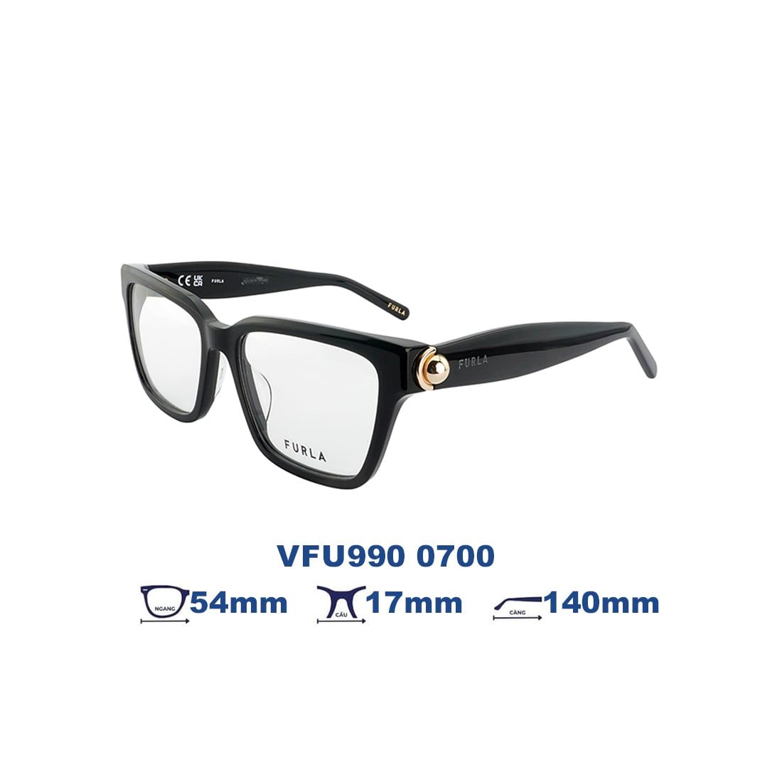  Gọng kính FURLA VFU990 0700 
