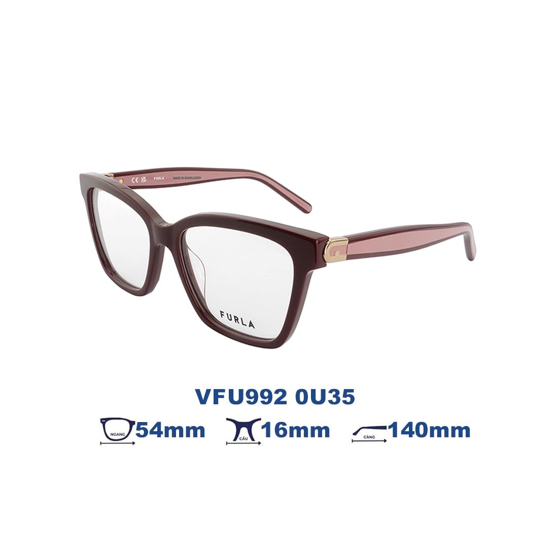 Gọng kính FURLA VFU992 0U35 