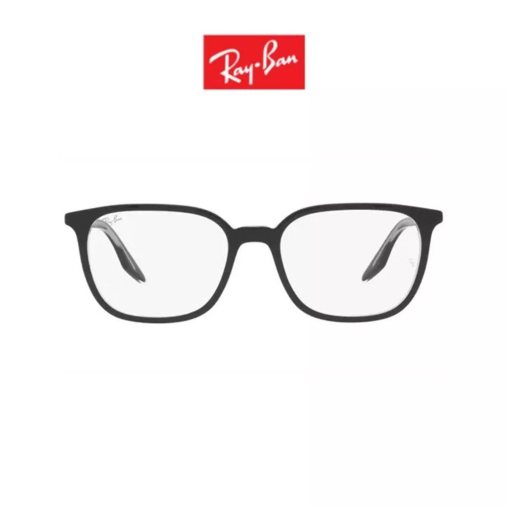  Gọng Kính Unisex RAYBAN 0RX5406F, Gọng Kính Cận, Gọng Kính Vuông Cao Cấp 