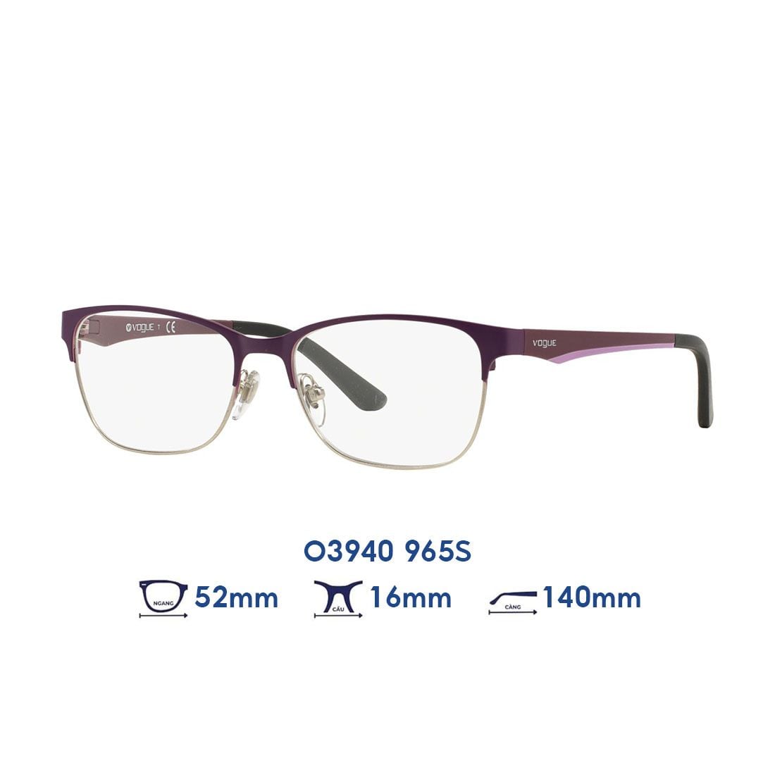 Gọng kính VOGUE VO3940 965S