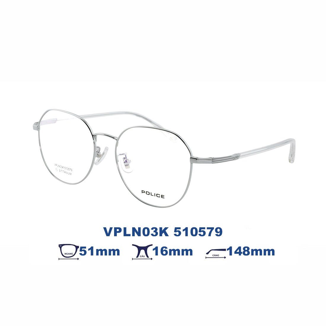  Gọng kính POLICE VPLN03K 510579 