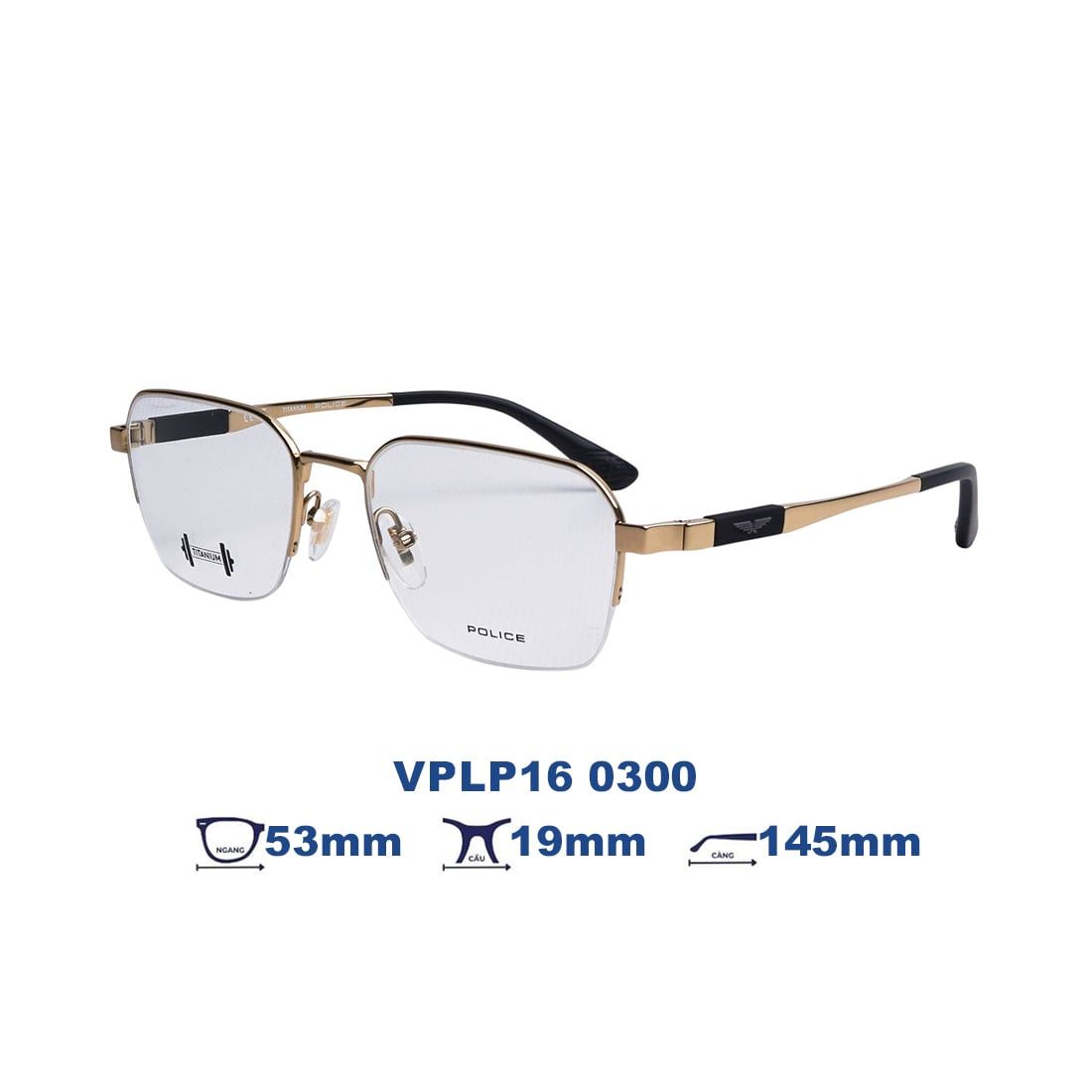 Gọng kính POLICE VPLP16 0300 