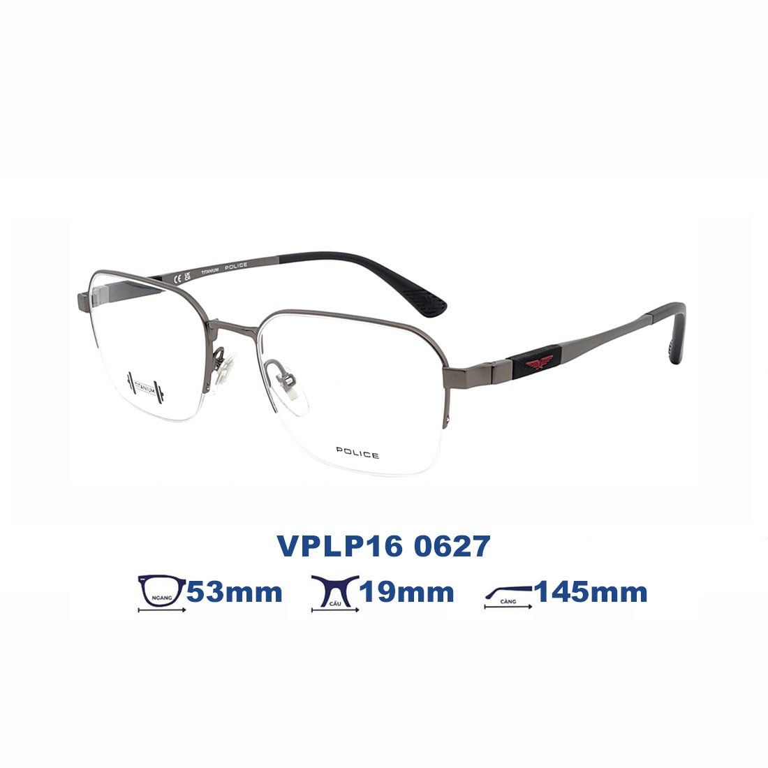  Gọng kính POLICE VPLP16 0627 