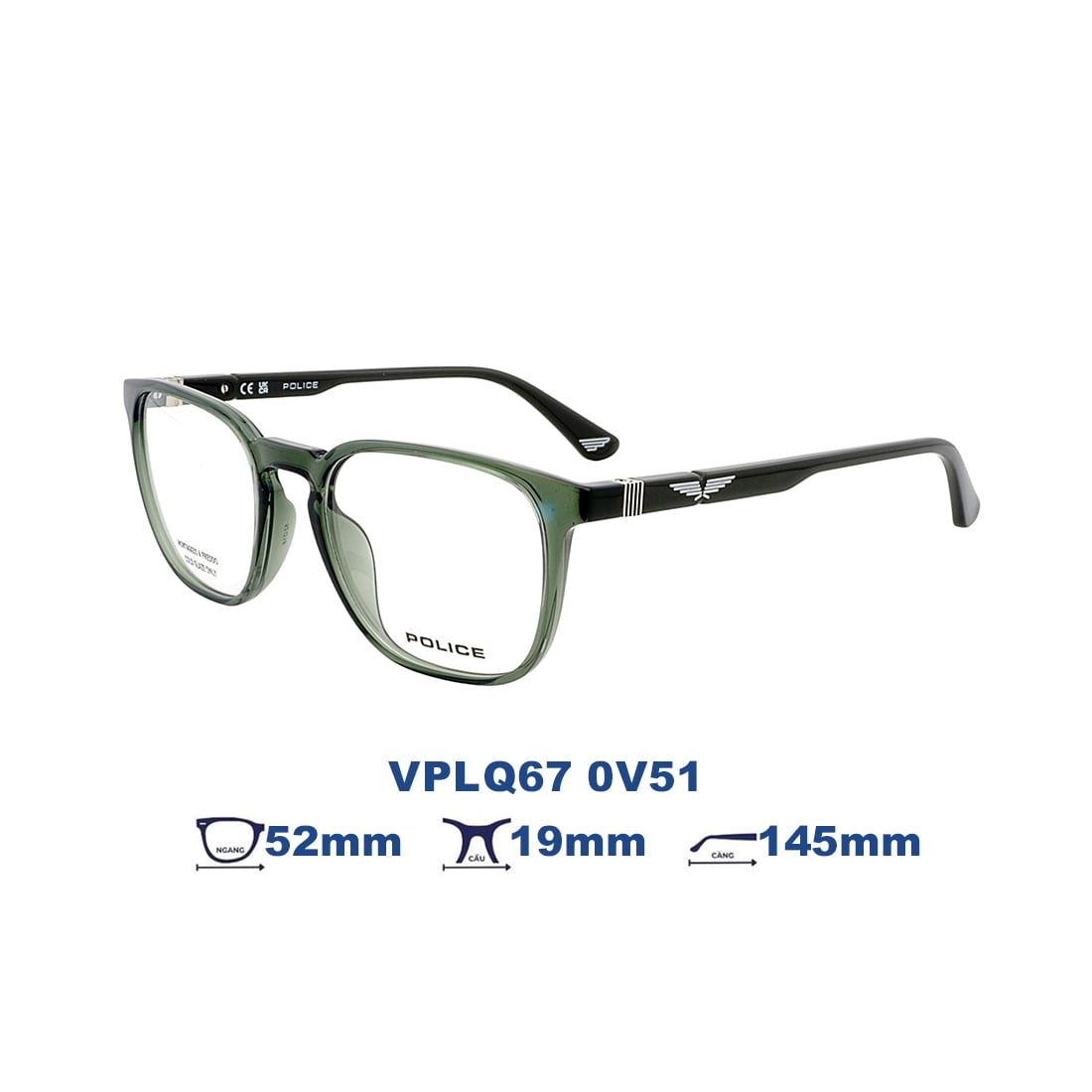  Gọng kính POLICE VPLQ67 0V51 