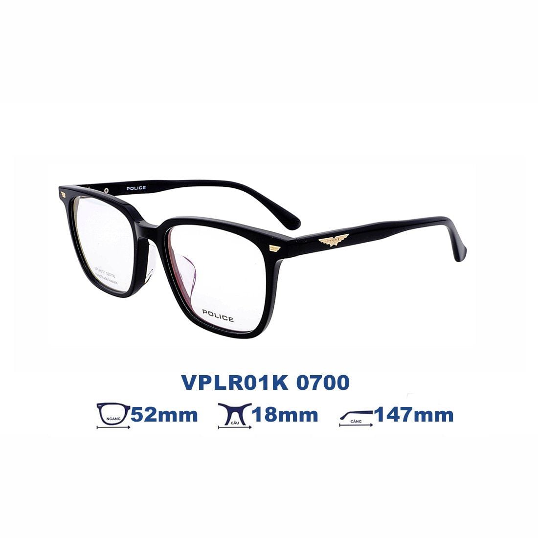 Gọng kính POLICE VPLR01K 0700