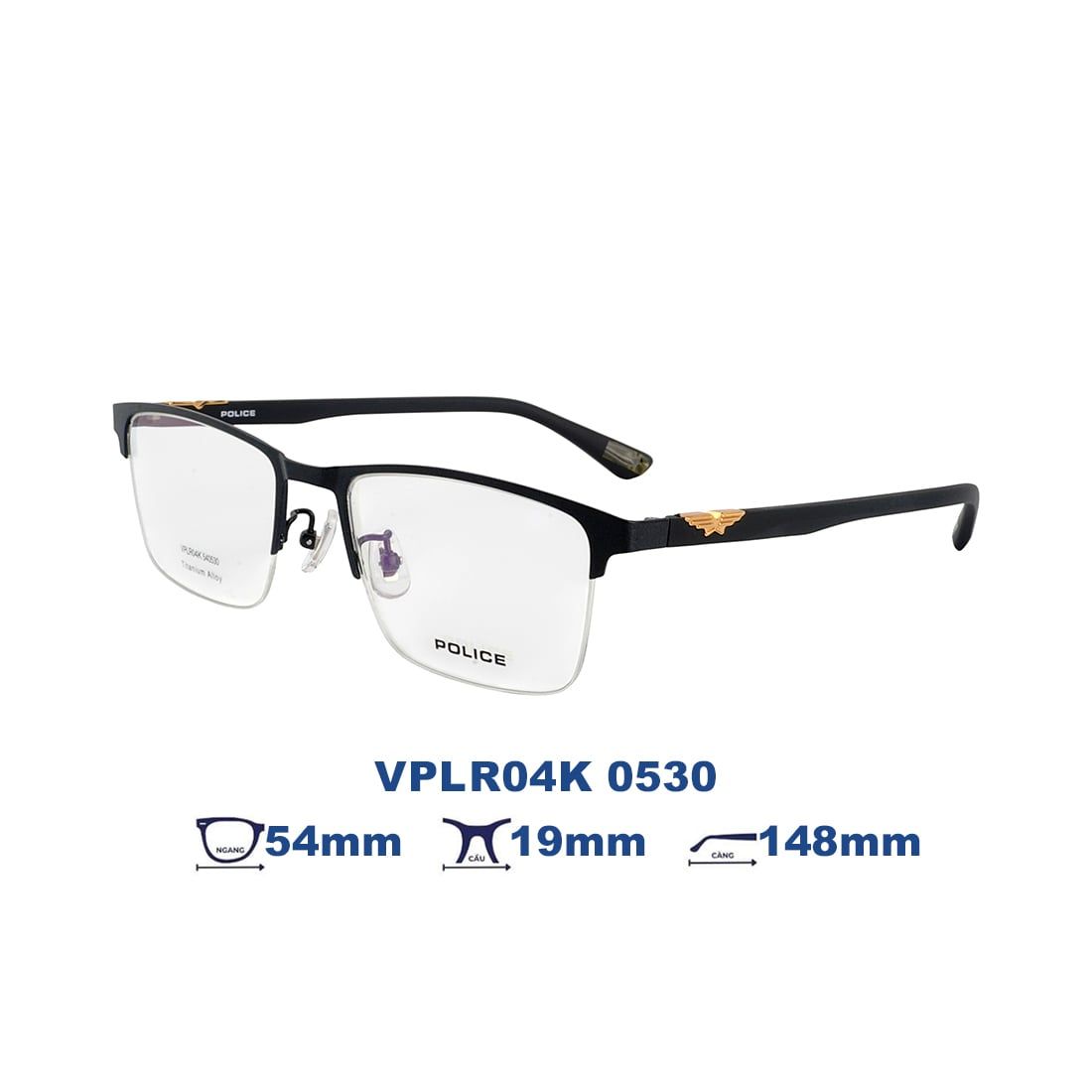 Gọng kính POLICE VPLR04K 0530 