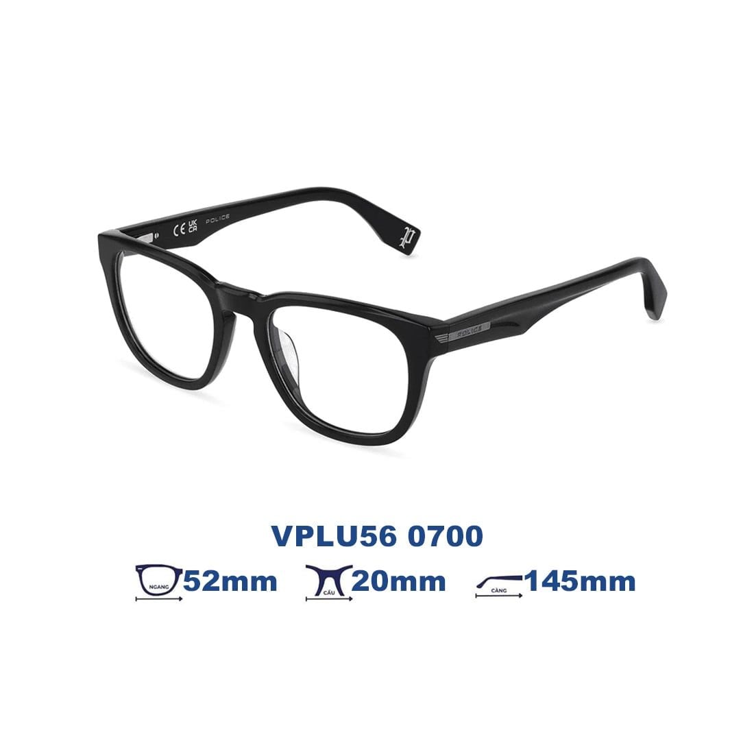 Gọng kính POLICE VPLU56 0700