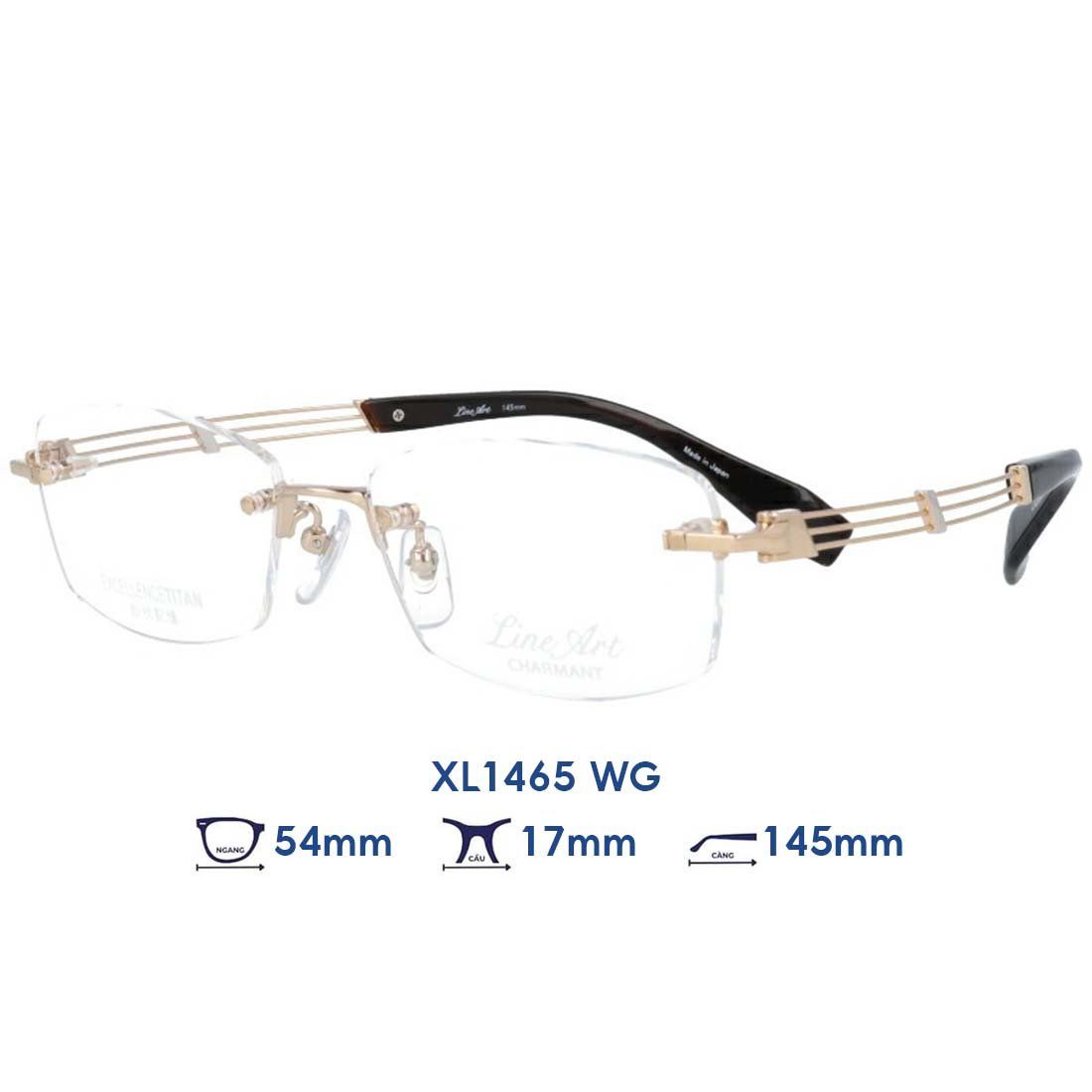  Gọng kính Charmant Line Art XL1465 WG 