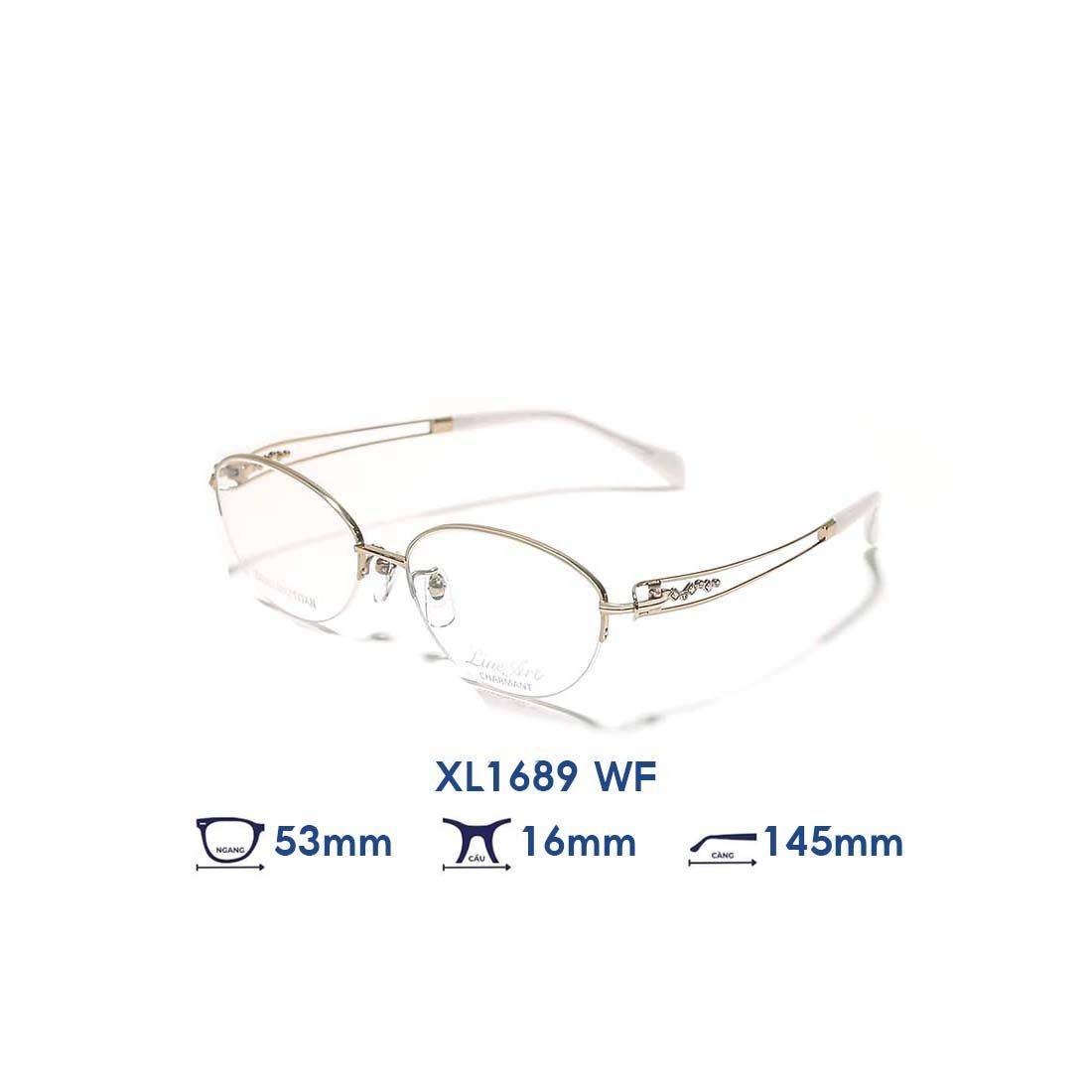  Gọng kính Charmant Line Art XL1689 WH 