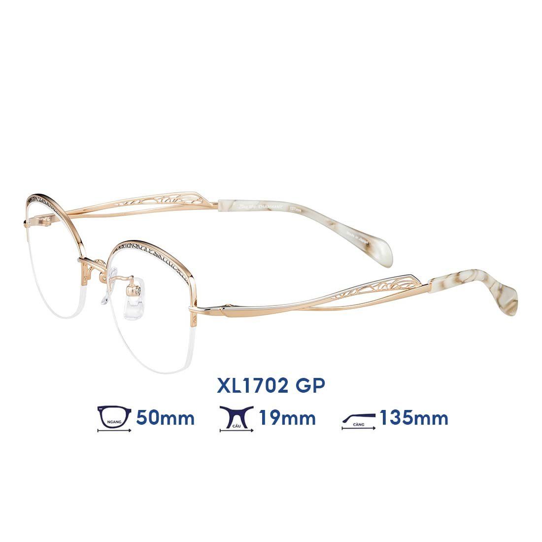  Gọng kính Charmant Line Art XL1702 GP 