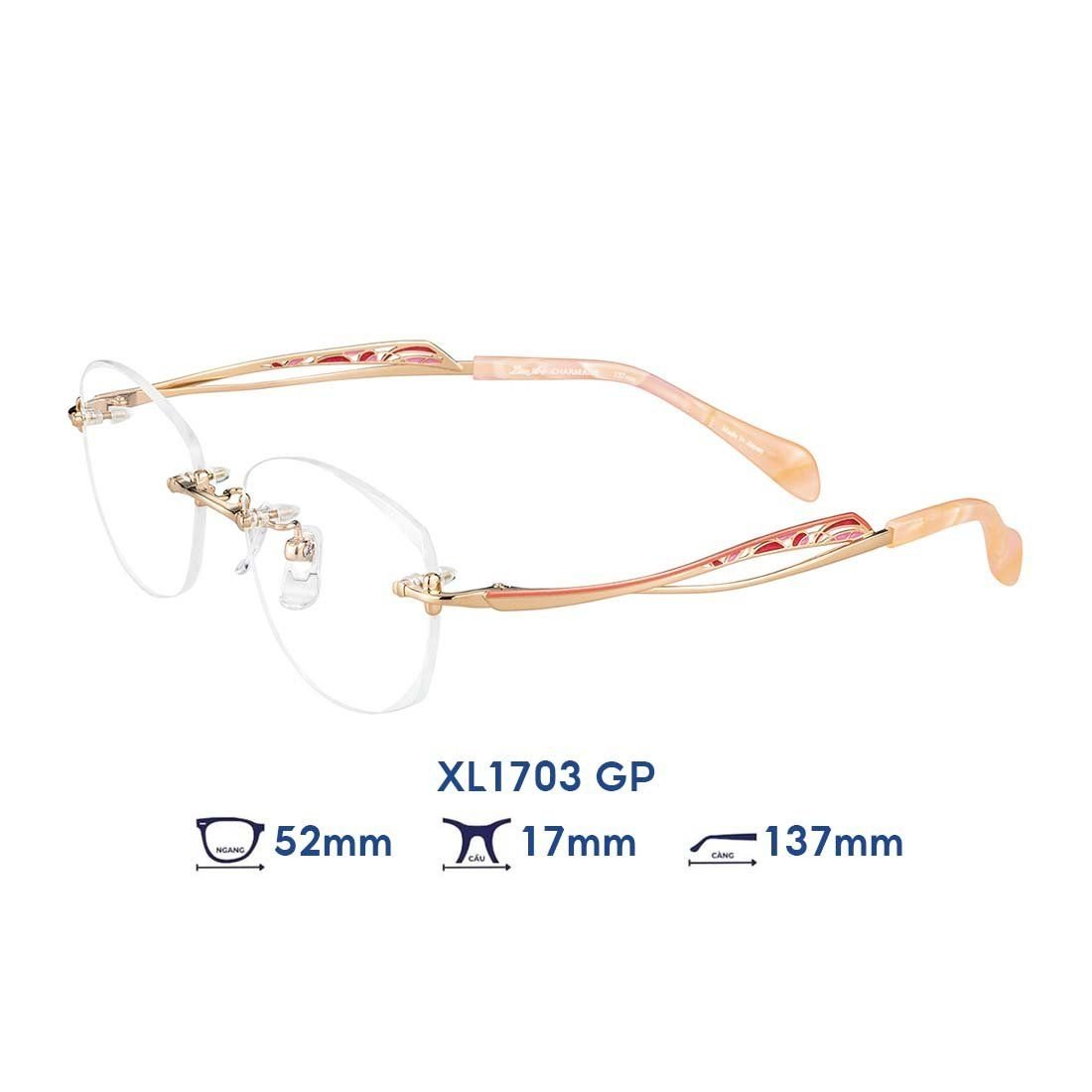  Gọng kính Charmant Line Art XL1703 GP 