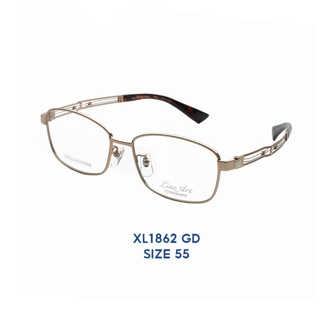  Gọng kính Charmant Line Art XL1862 GD 