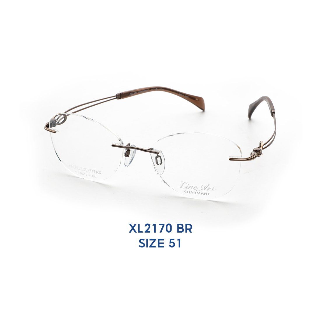  Gọng Kính Charmant Line Art XL2170 BR 