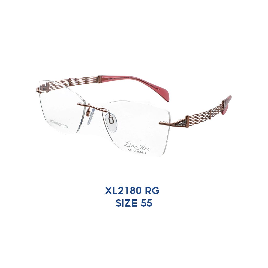  Gọng Kính Charmant Line Art XL2180 RG 