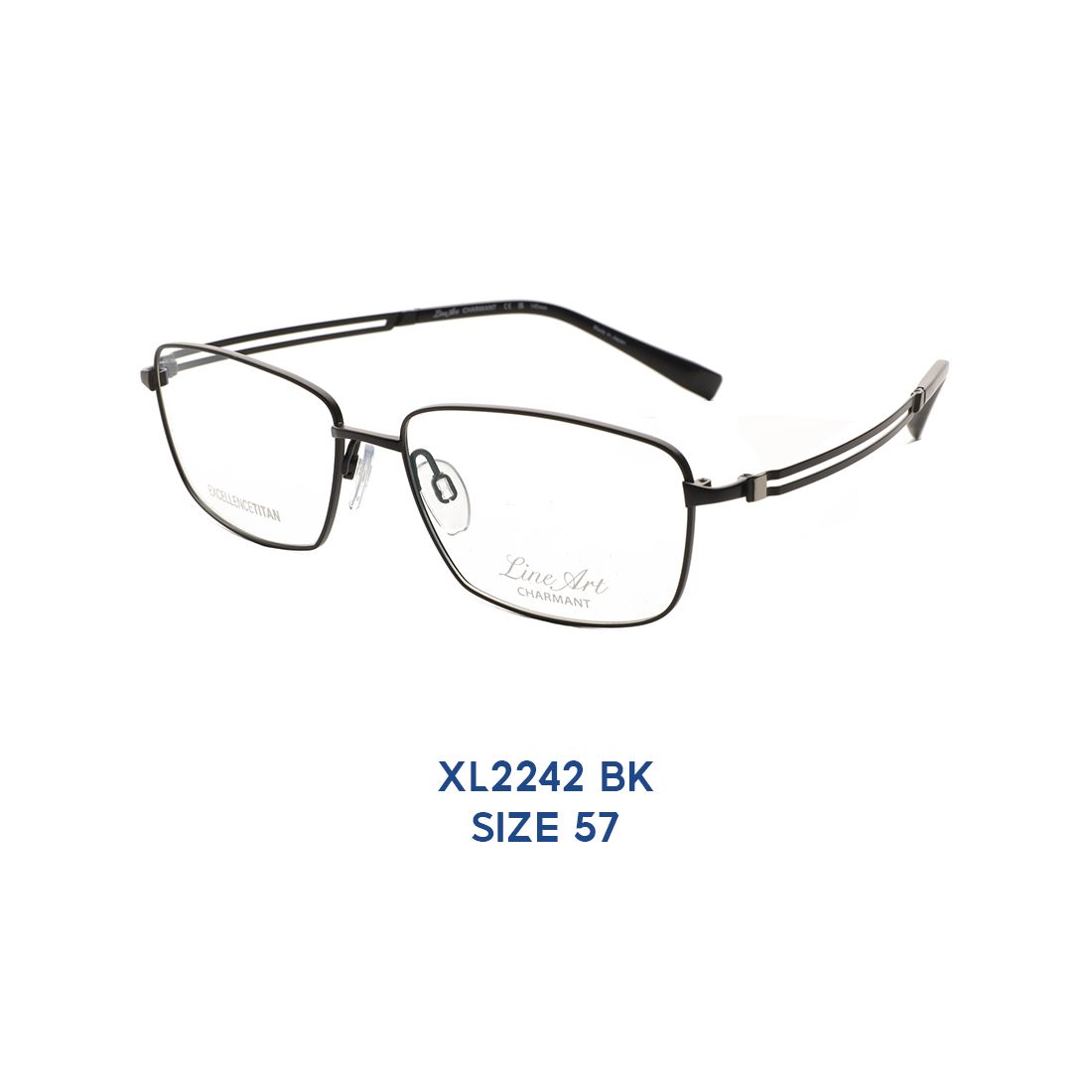  Gọng Kính Charmant Line Art XL2242 BK 