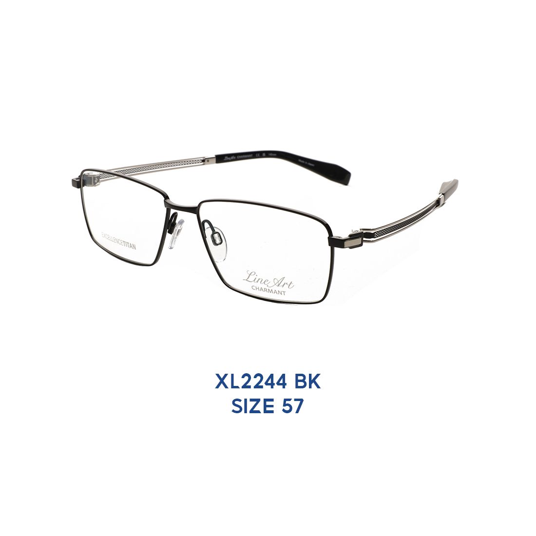  Gọng Kính Charmant Line Art XL2244 BK 