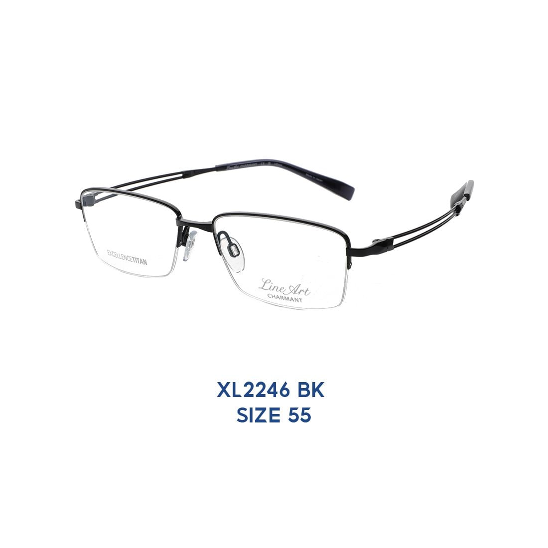  Gọng Kính Charmant Line Art XL2246 BK 