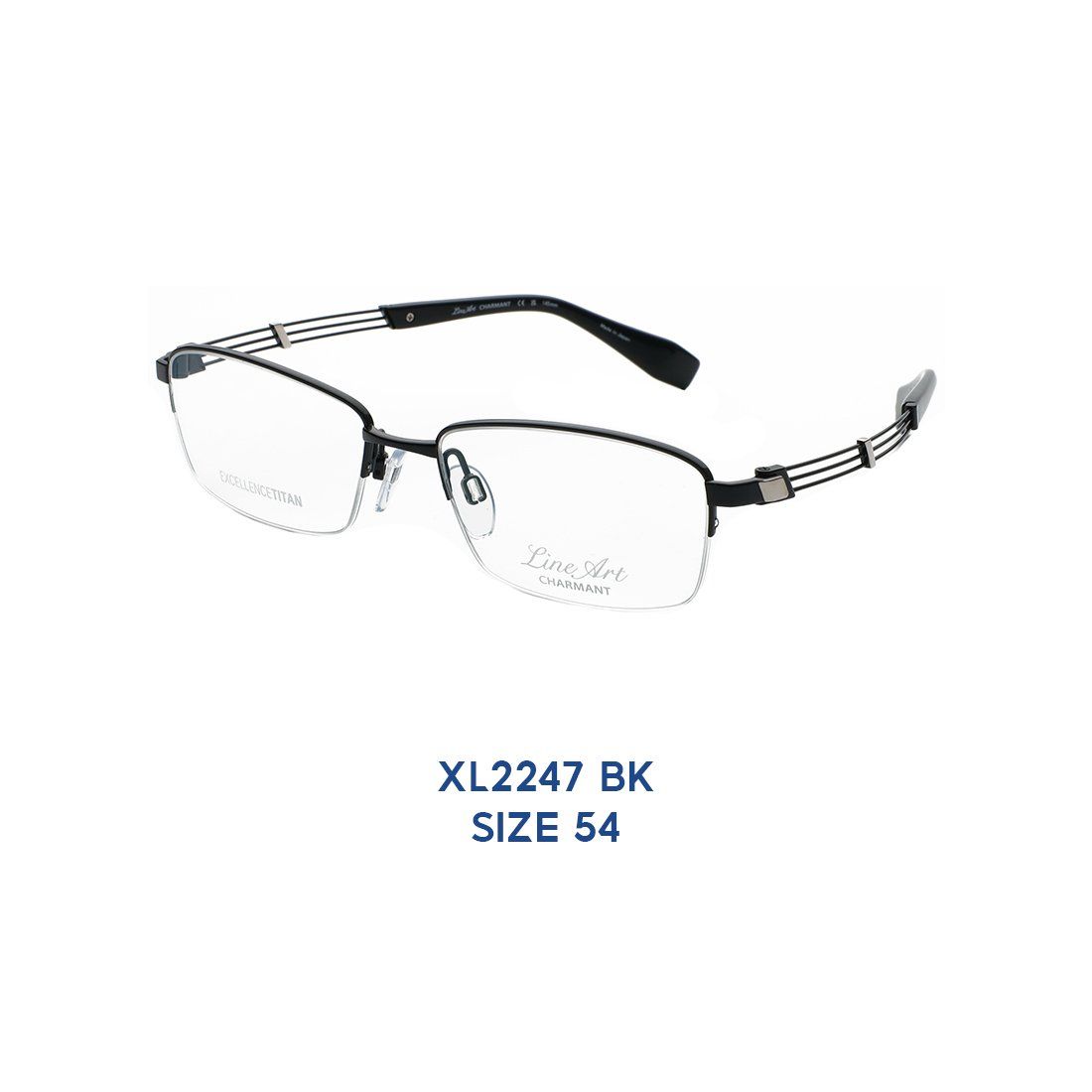  Gọng Kính Charmant Line Art XL2247 BK 