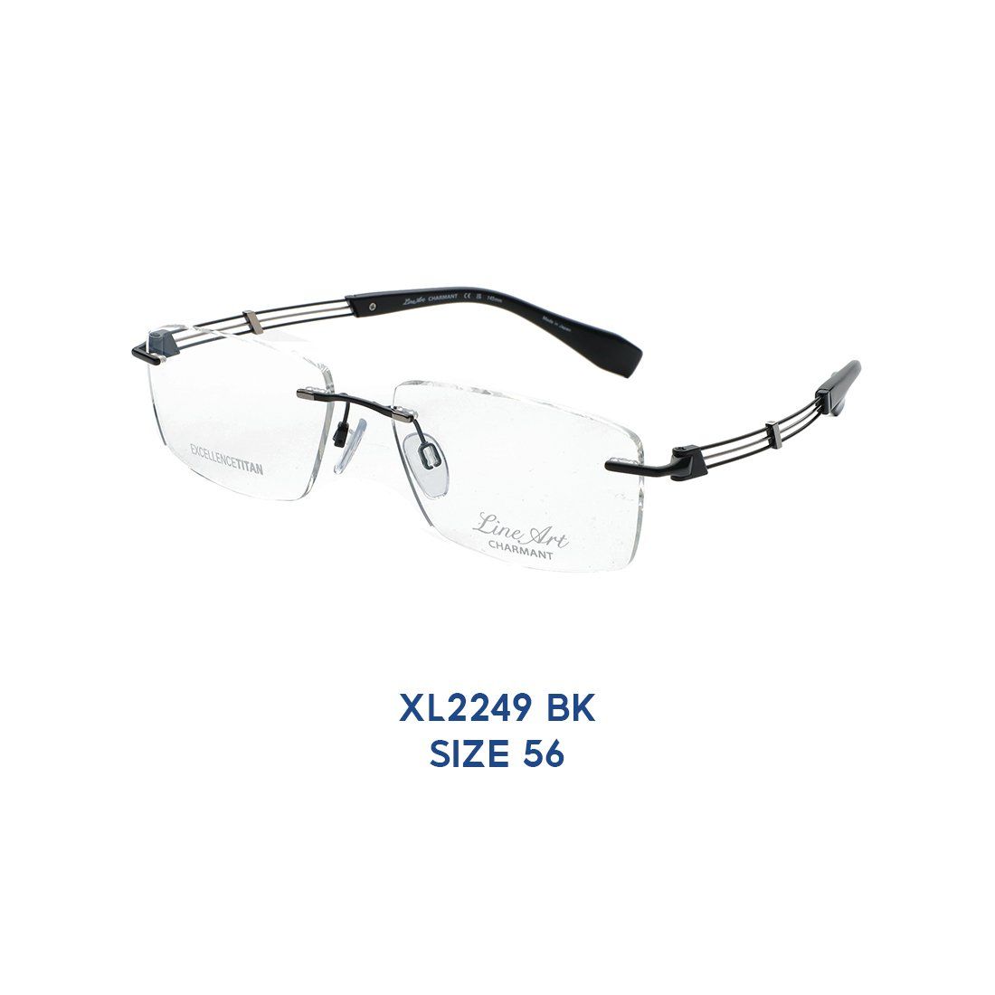  Gọng Kính Charmant Line Art XL2249 BK 