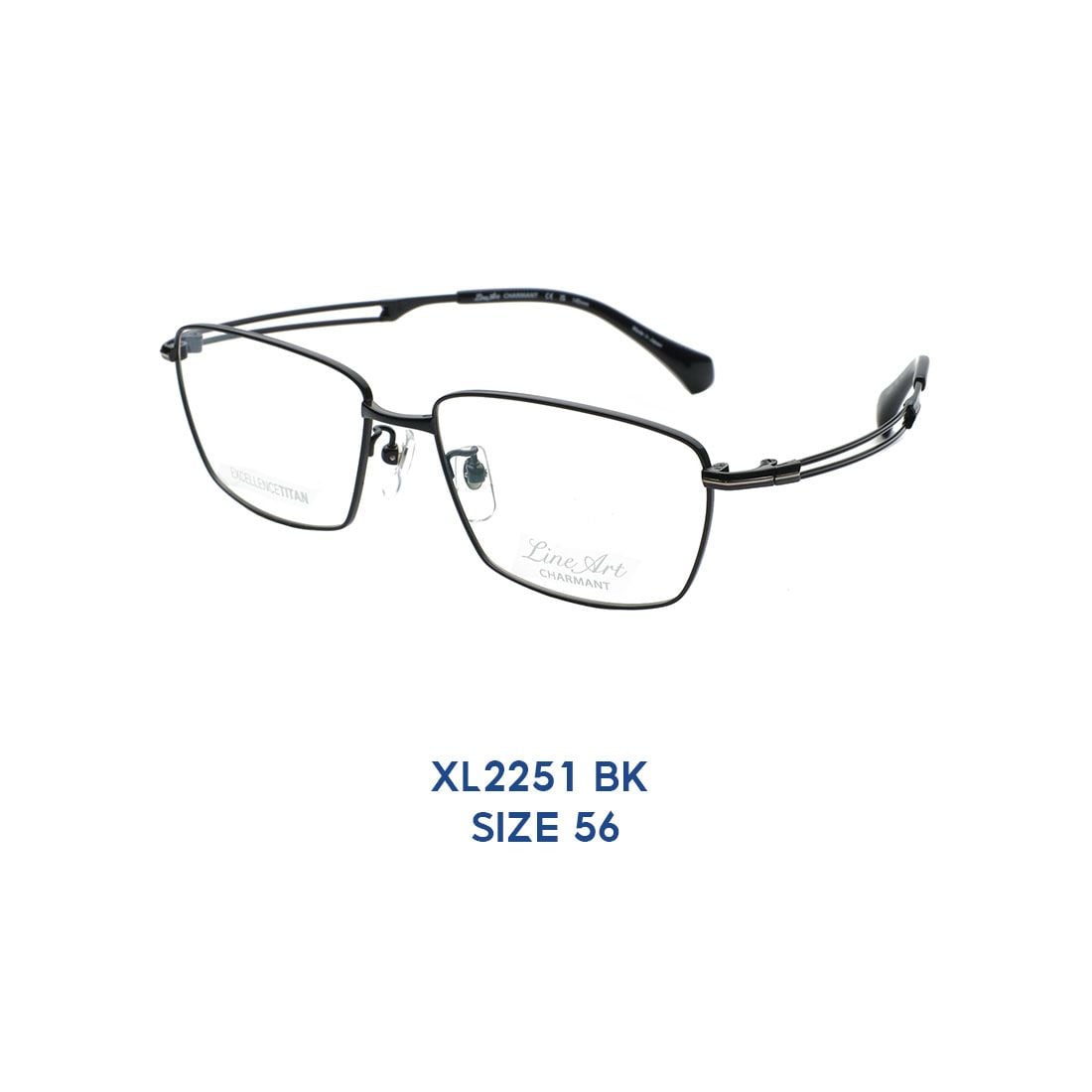  Gọng Kính Charmant Line Art XL2251 BK 