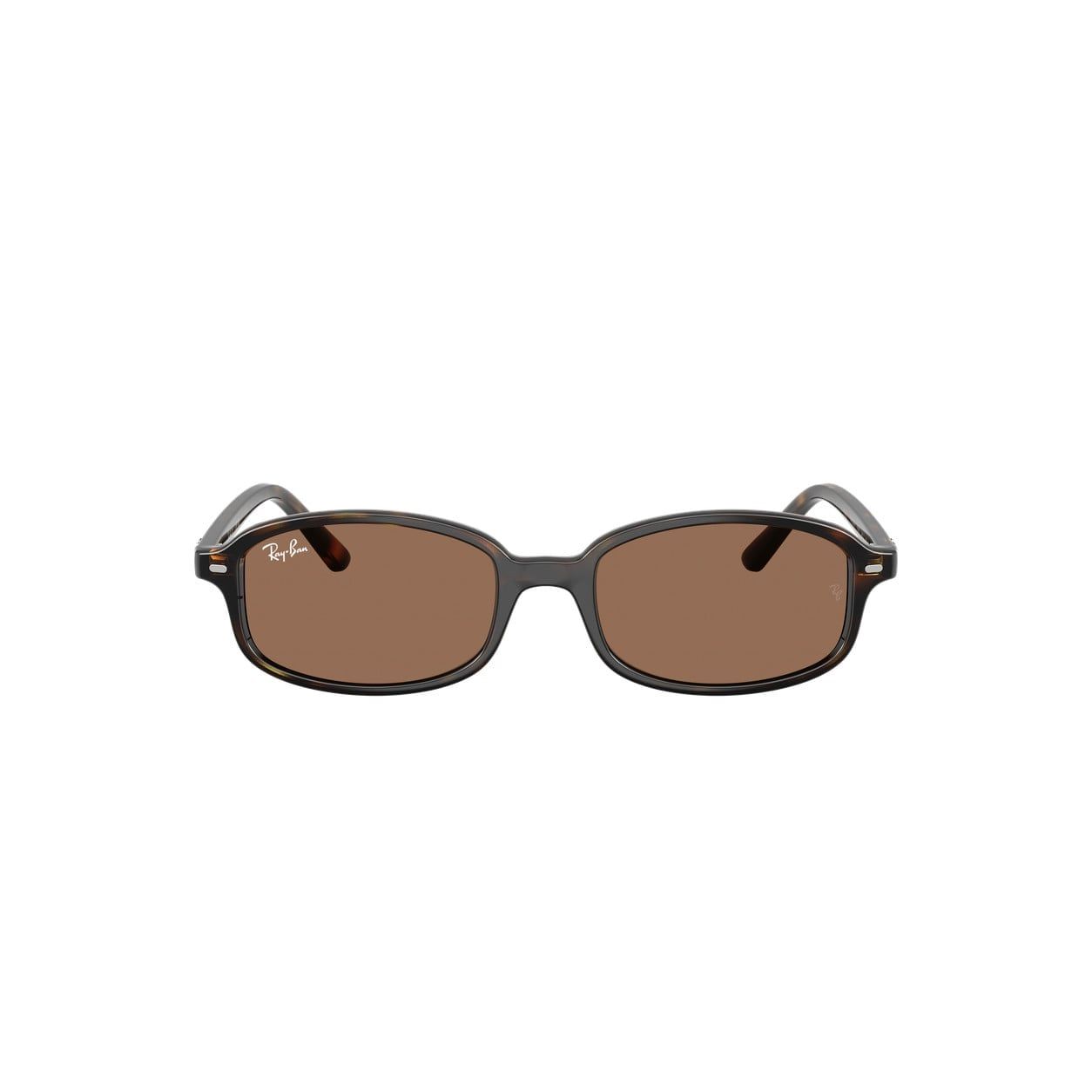 Kính mát trẻ em Rayban Junior RJ9132SF 152/73 - Nâu vân đồi mồi – ảnh chính diện trên nền trắng