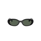 Kính mát trẻ em Rayban Junior RJ9141SF 100/71 - Đen – ảnh chính diện trên nền trắng