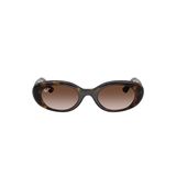 Kính mát trẻ em Rayban Junior RJ9141SF 152/13 - Nâu vân đồi mồi – ảnh chính diện trên nền trắng