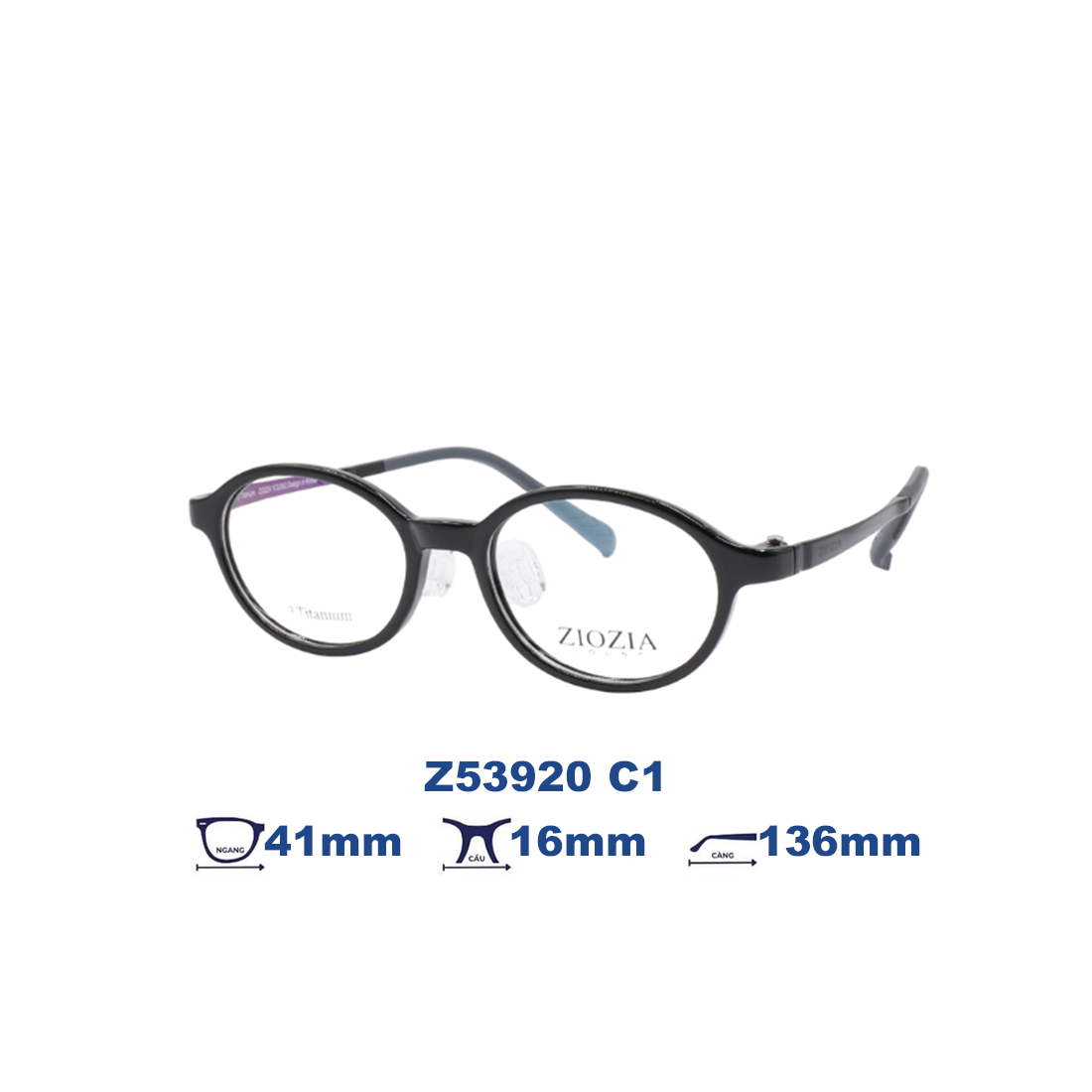  Gọng kính Ziozia Z53920 C1 