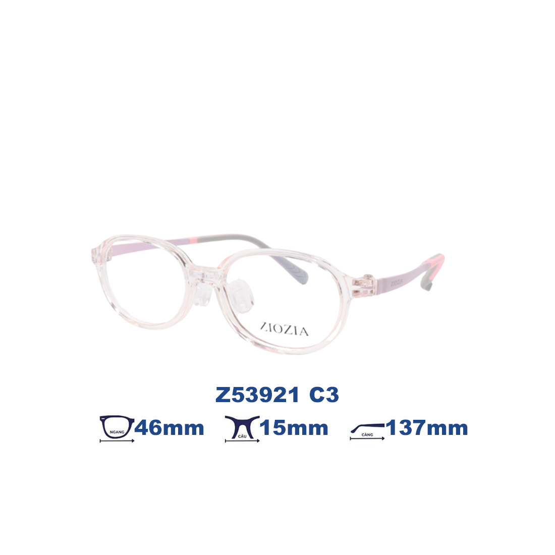  Gọng kính Ziozia Z53921 C3 