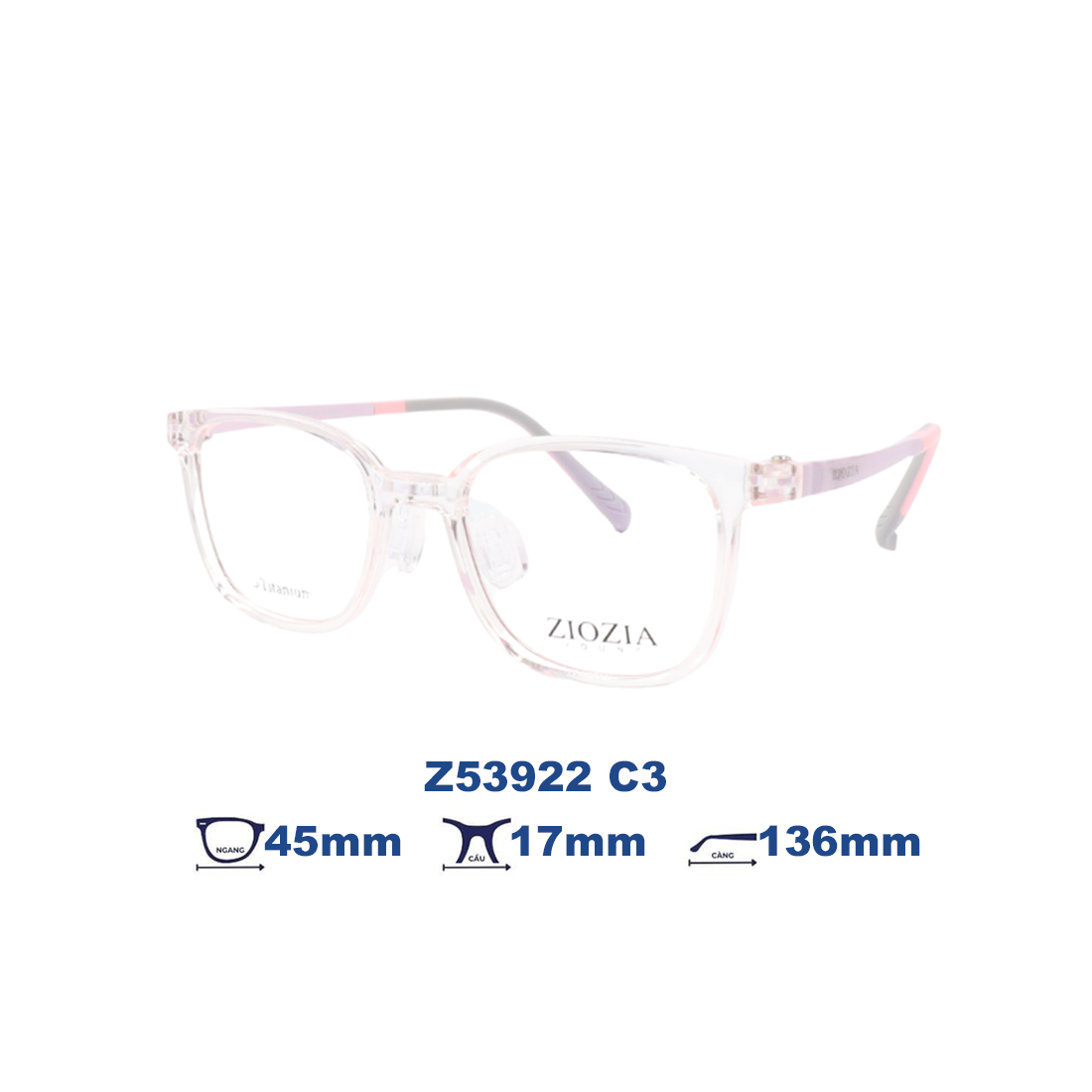  Gọng kính Ziozia Z53922 C3 
