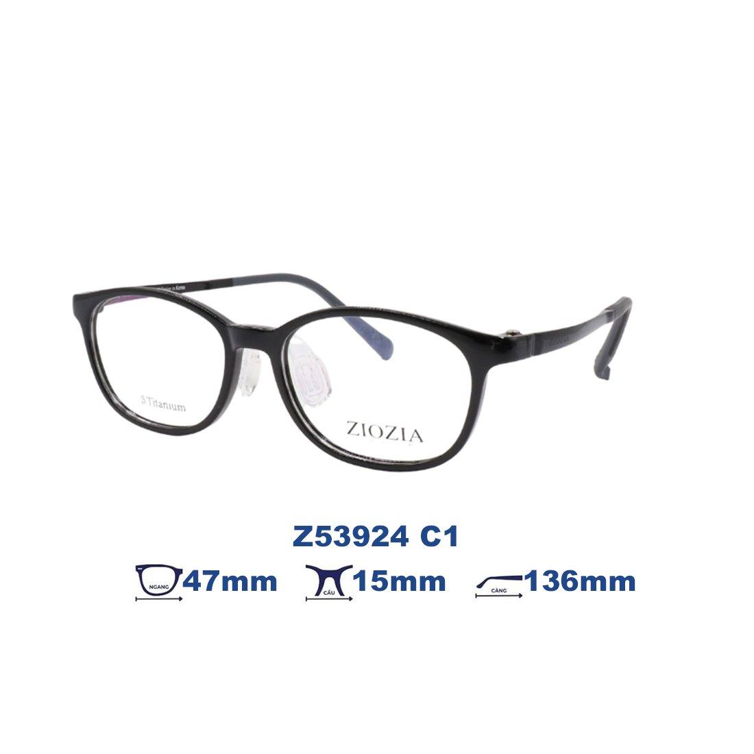  Gọng kính Ziozia Z53924 C1 