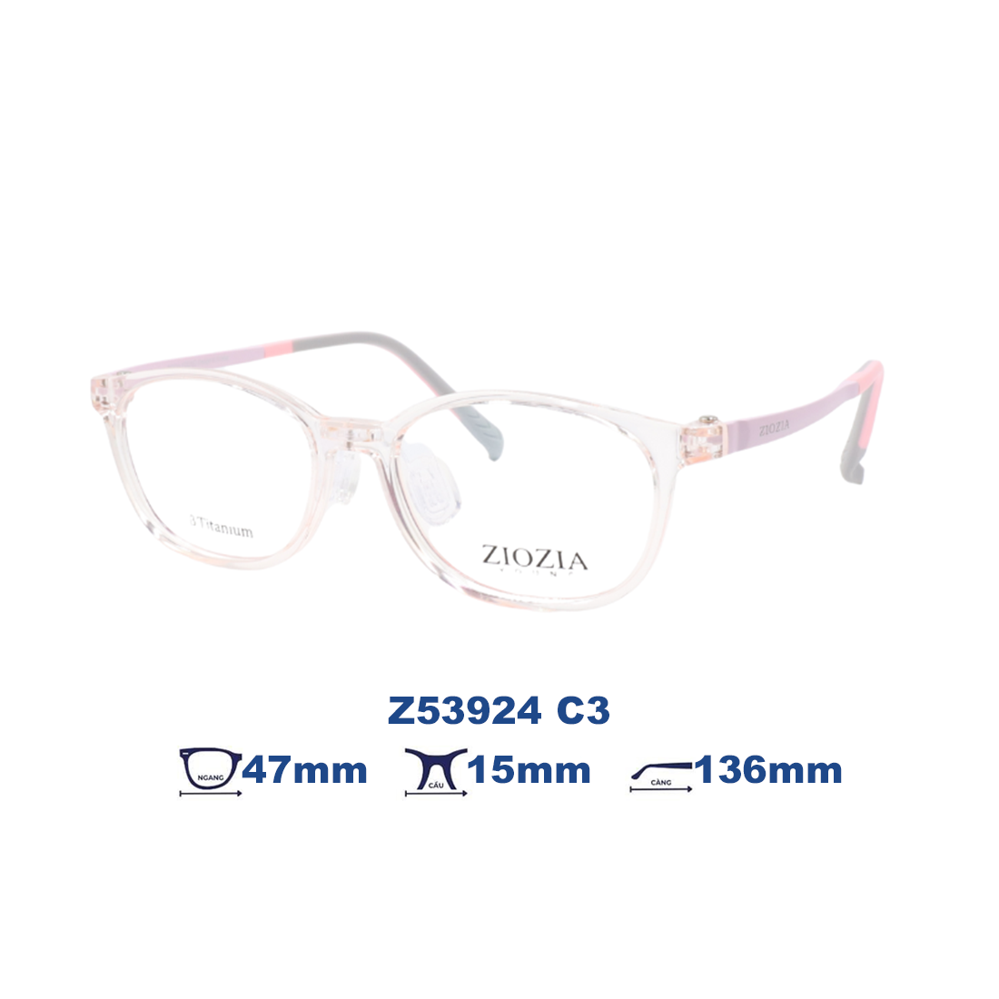  Gọng kính Ziozia Z53924 C3 