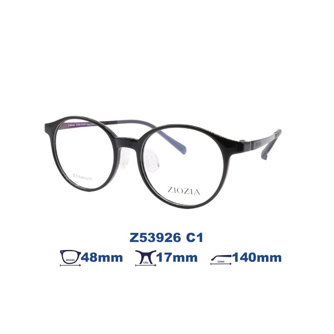  Gọng kính Ziozia Z53926 C1 