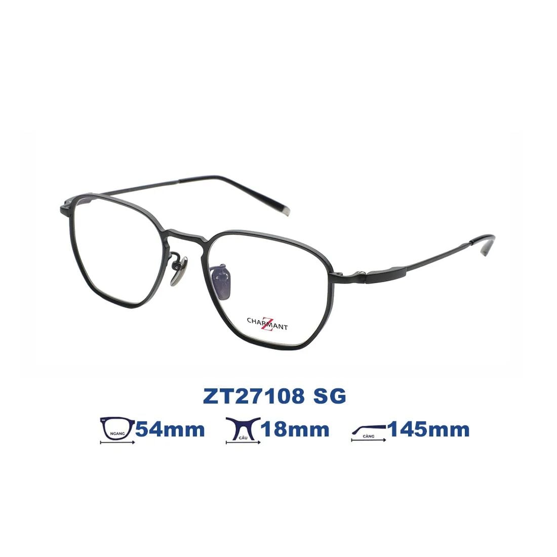 Gọng kính Charmant Z ZT27108 SG