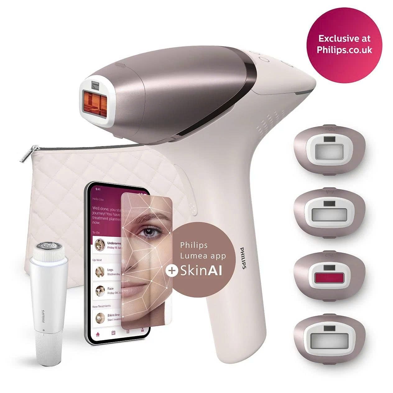 may triet long philips lumea ipl series 9900 voi cong nghe senseiq brp958 00