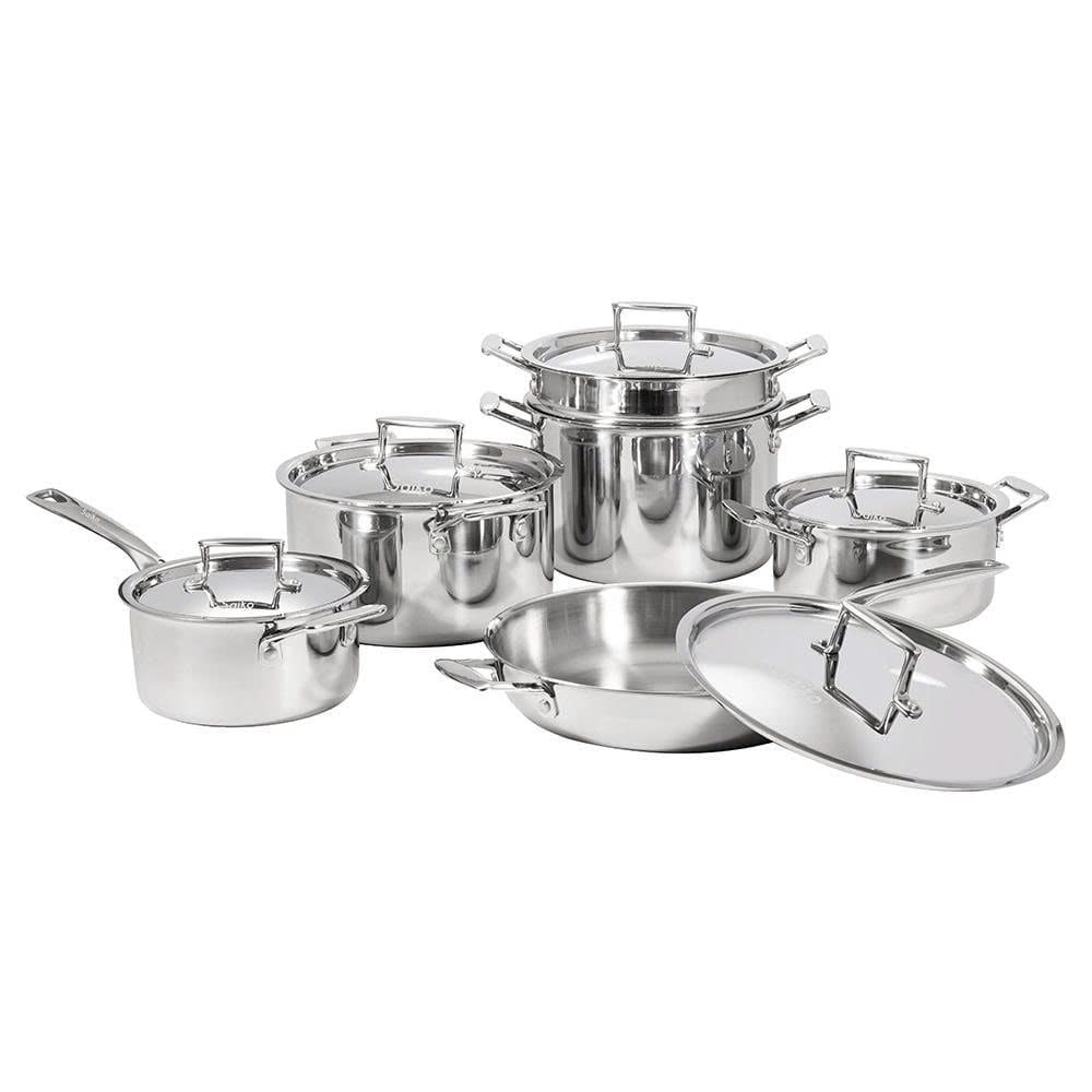 bo noi chao inox saiko silver06 4 noi 1 chao