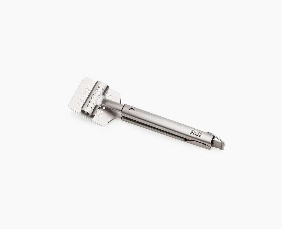 kep lat thuc an nuong joseph joseph 2000010 grillout stainless steel bbq turner tongs with extending handle