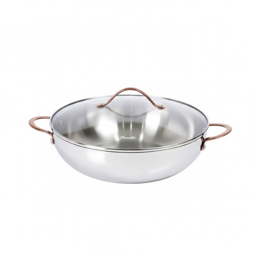 noi inox ciwete royal knight wok 32cm vung kinh