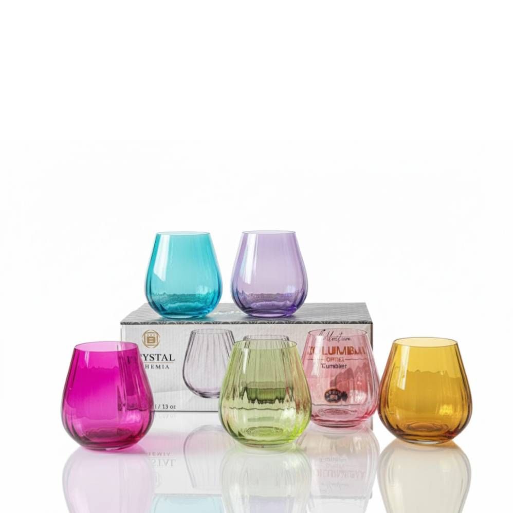 bo 6 coc mau bohemia columba optic tumbler 380ml