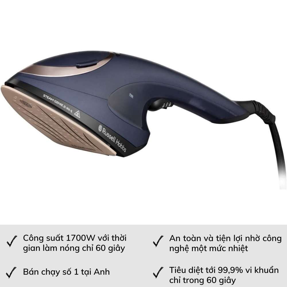 ban la cam tay russell hobbs 28370 56 steam genie 2 in 1