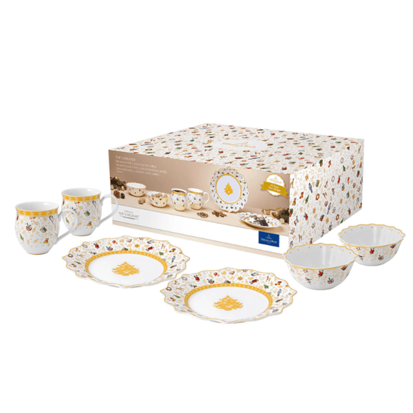 set 6 do an sang villeroy boch toys delight c phien ban giang sinh made in germany