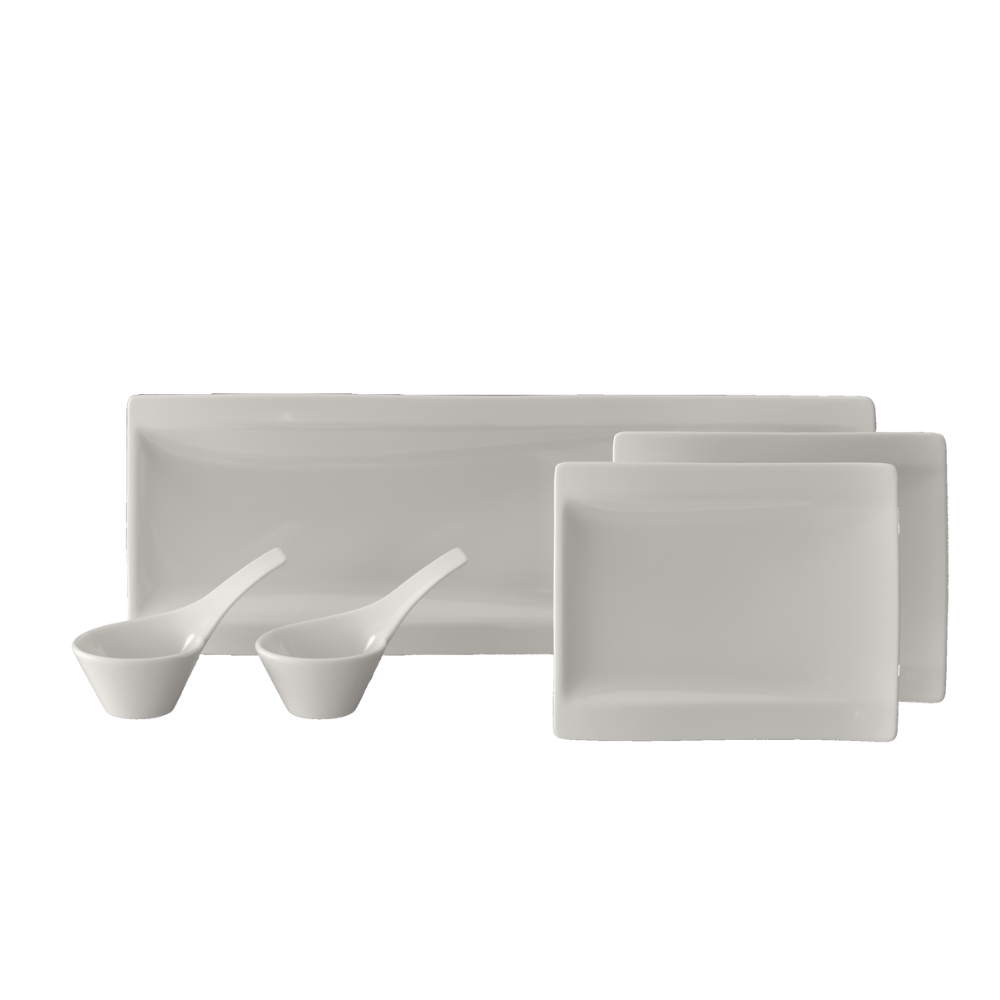 set 5 mon dung do an villeroy boch newwave antipasti made in germany